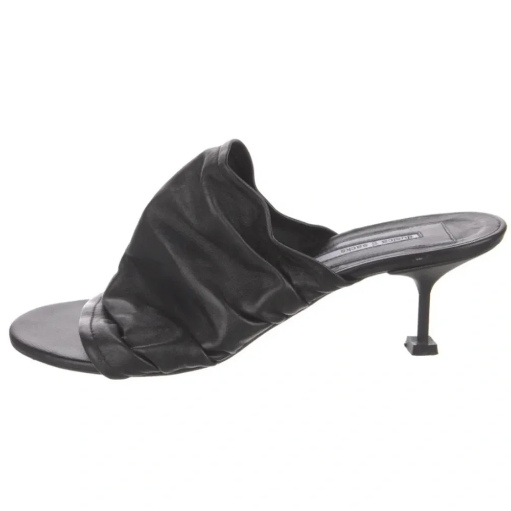 dusica dusica- Black Keba Mule Pumps - Picture 2 of 9